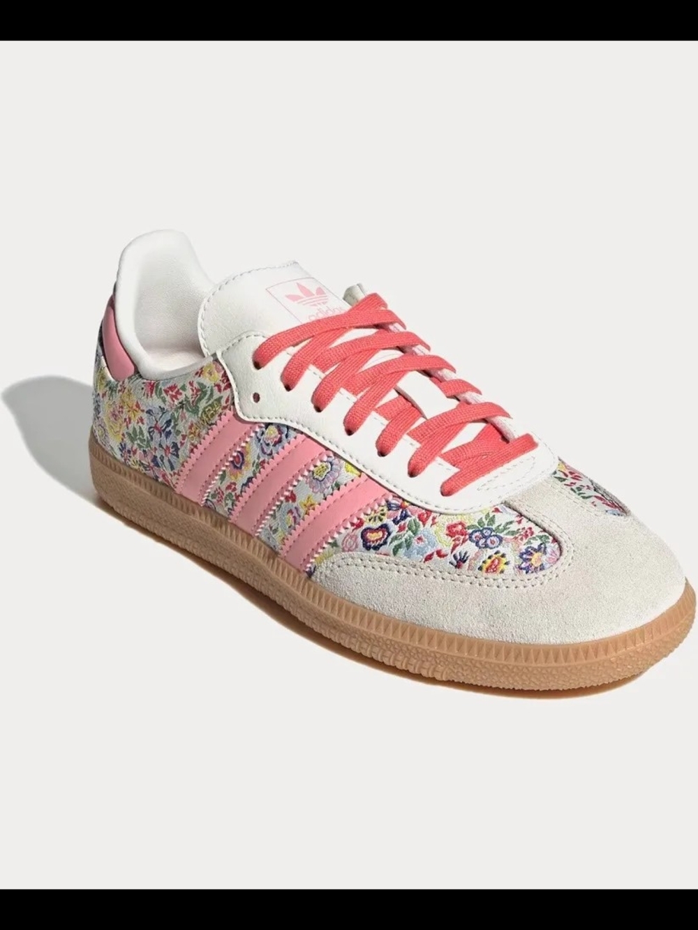 adidas Liberty London Pink Floral Low-Top Sneaker